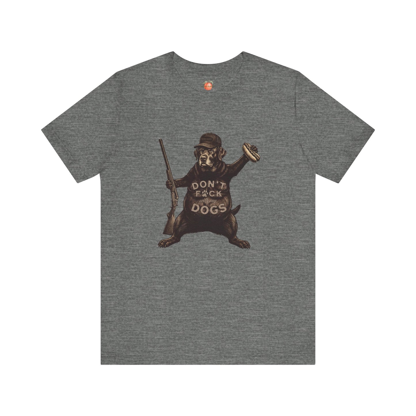 Don’t F With My Dogs Vintage Black Lab Graphic T-shirt