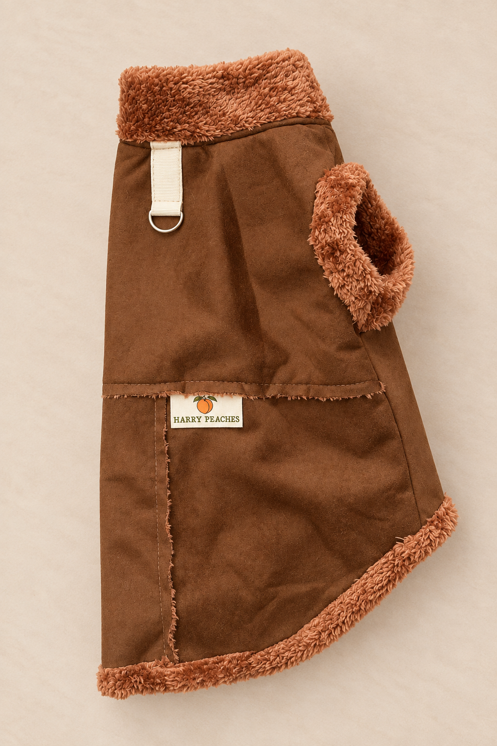 Harry Peaches Fleece Luxury Dog Sweater