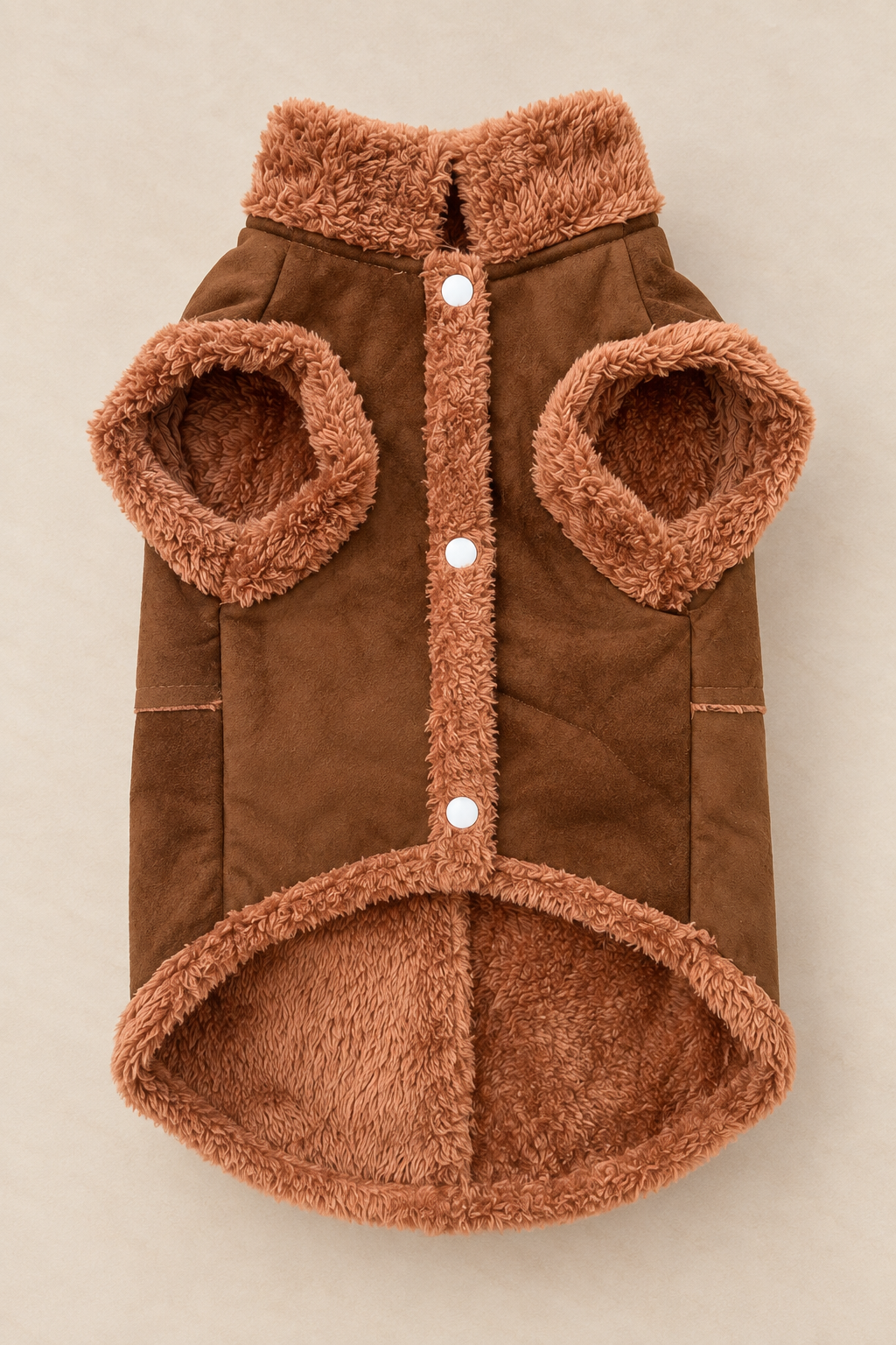 Harry Peaches Fleece Luxury Dog Sweater