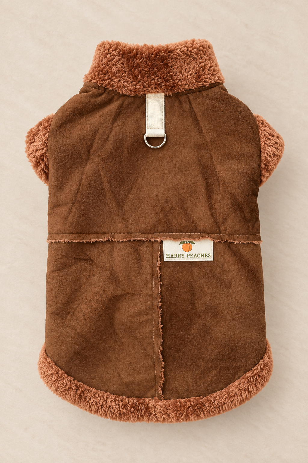Harry Peaches Fleece Luxury Dog Sweater
