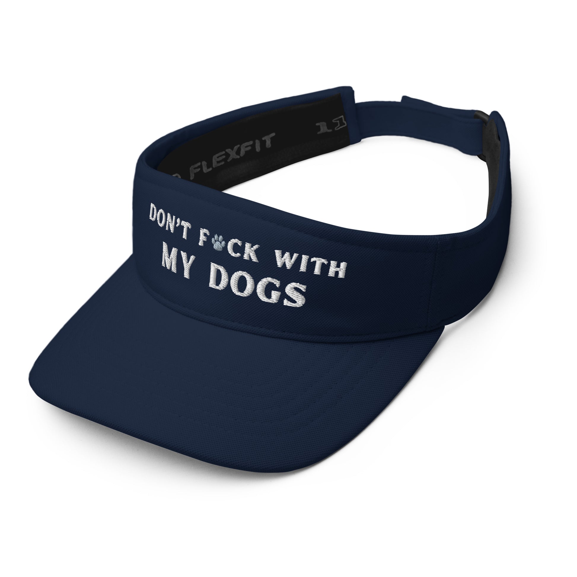 Harry Peaches Dont F*CK With My Dogs Visor Navy