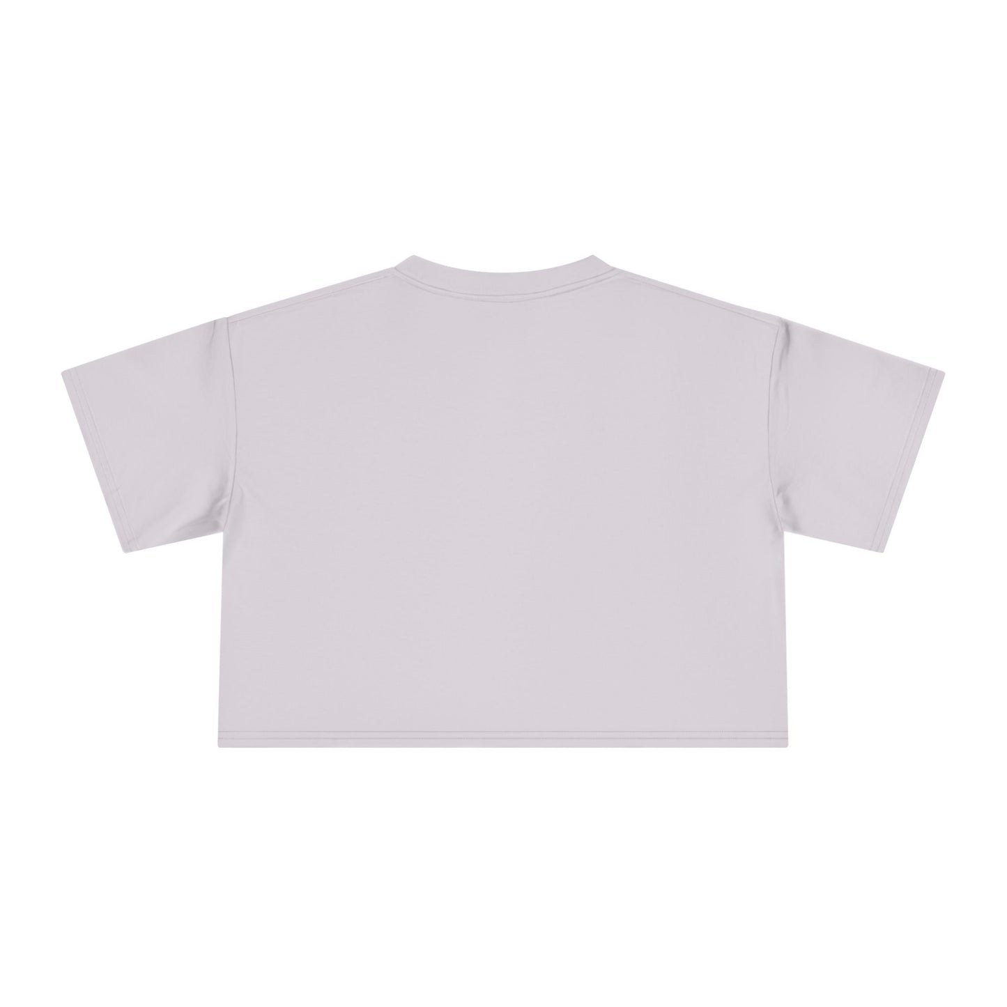 White crop top on a white background