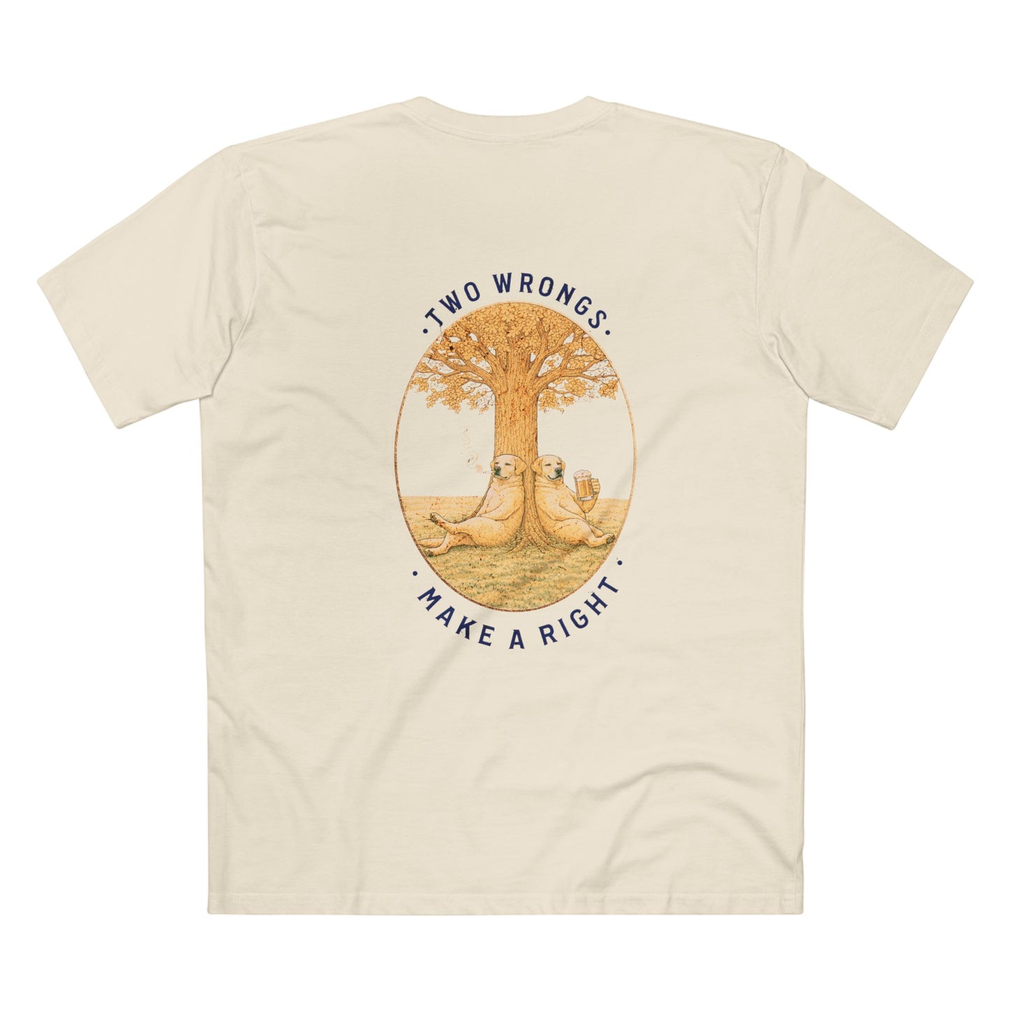 Two Wrongs Make a Right Vintage Graphic Tee